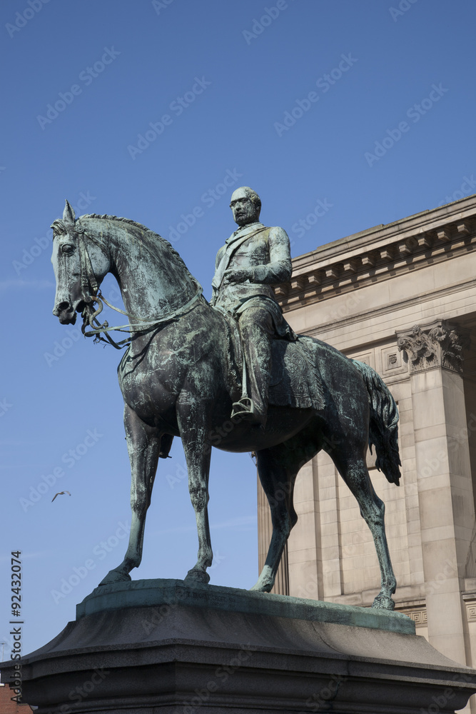 Fototapeta premium Albert Statue przez Thorneycroft (1866), Liverpool