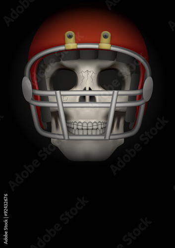 Dark Background of american football. Vector Illustration.