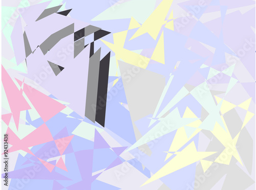 Colored abstract geometry