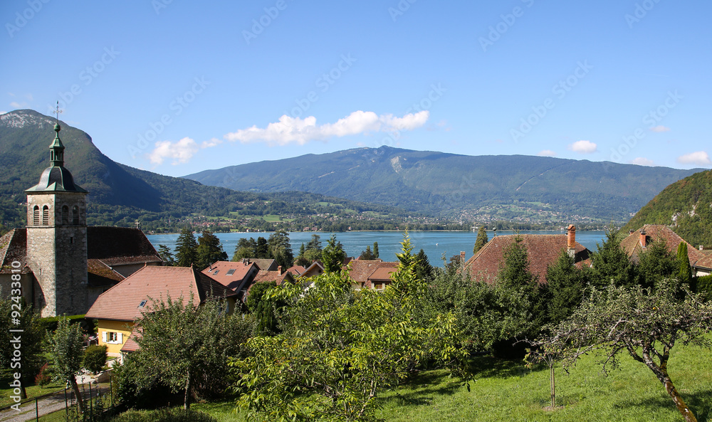 Naklejka premium lac d'Annecy