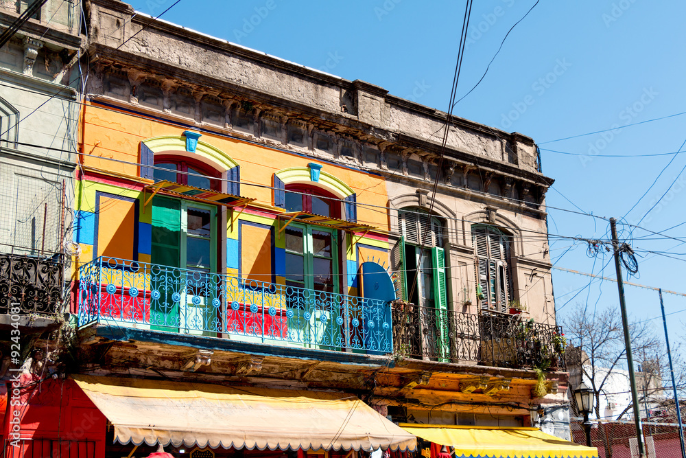 La Boca, colorful neighborhood, Buenos Aires Argentine