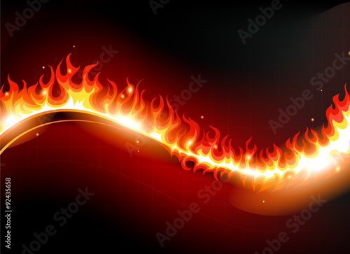 Trail of fire
