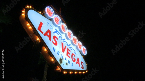 Welcome to Vegas sign - low angle