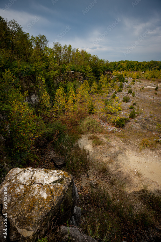 Fototapeta premium reclaimed quarry