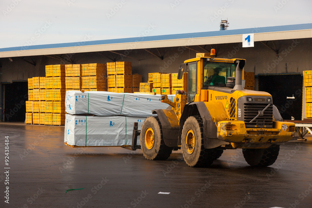 Naklejka premium timber truck