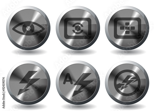 Modes of Photo Silhouette Icons