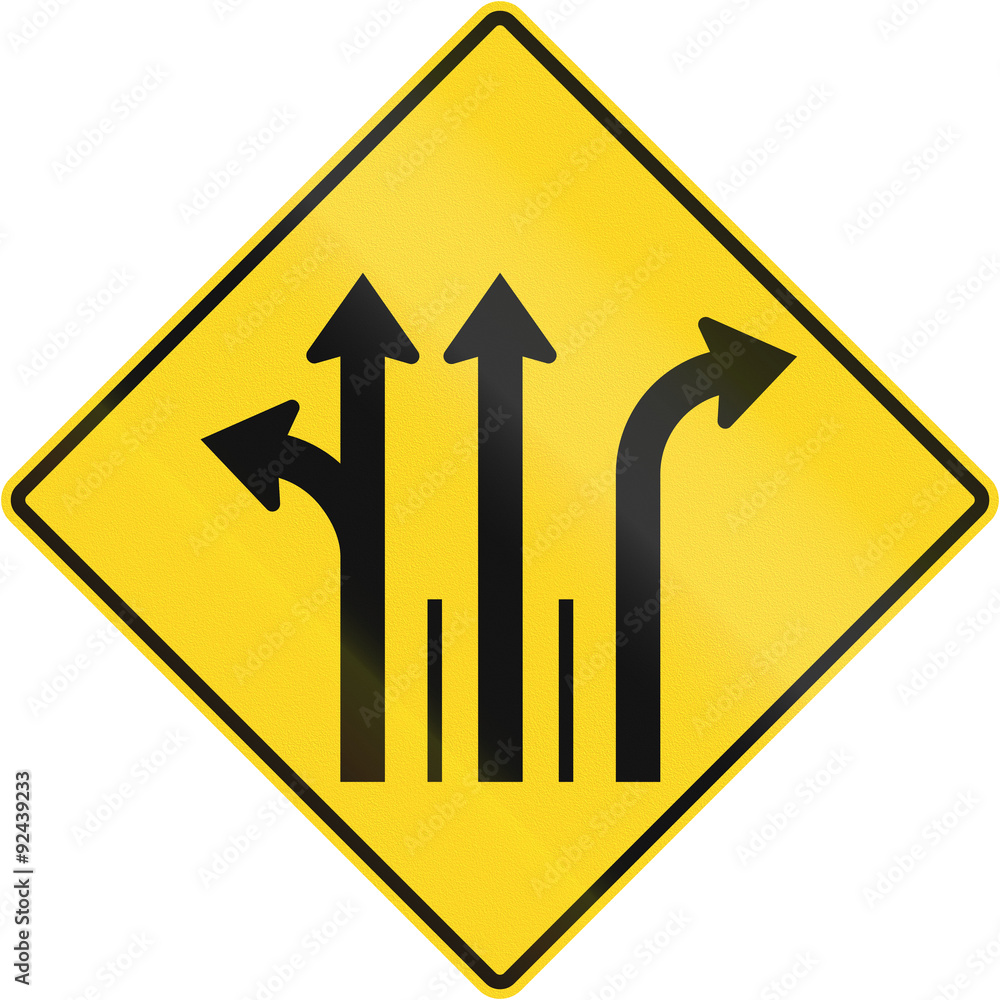 Three Lanes With Right Turn Lane in Canada Three Lanes With Right Turn Lane in Canada