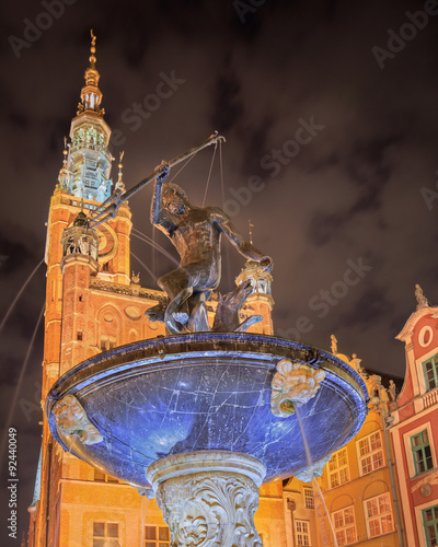 Old Gdansk by night #92440049