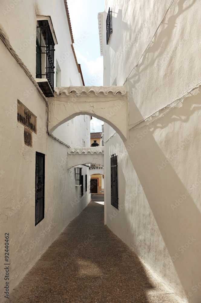 Calles de Cabra, provincia de Córdoba, Andalucía, España