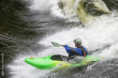 Surfing Kayaker photo