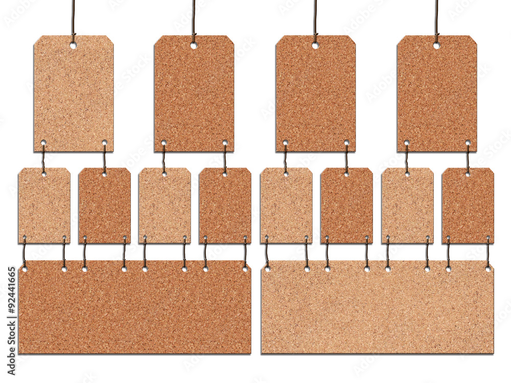 ぶら下げられたコルク素材のタグ Stock イラスト Adobe Stock