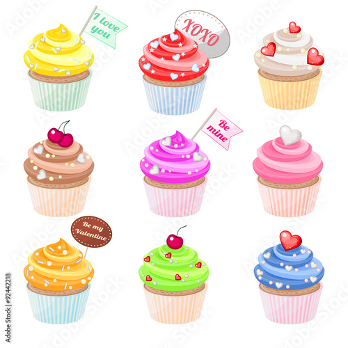 Valentine cupcakes