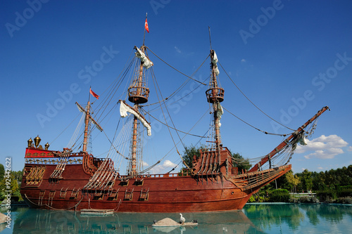 Prate Ship in Sazova Park Eskisehir, Turkey