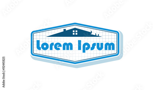 Icon for real estate, construction and insurance business