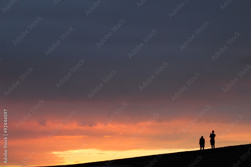 Paseo al atardecer