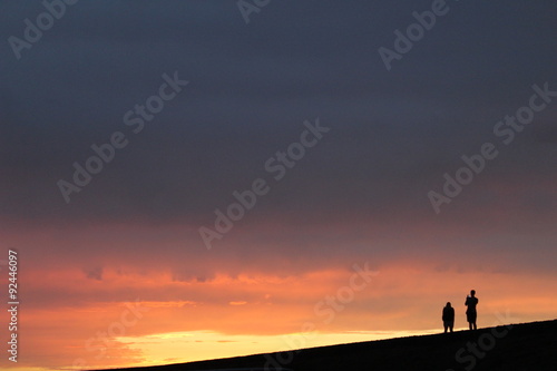 Paseo al atardecer