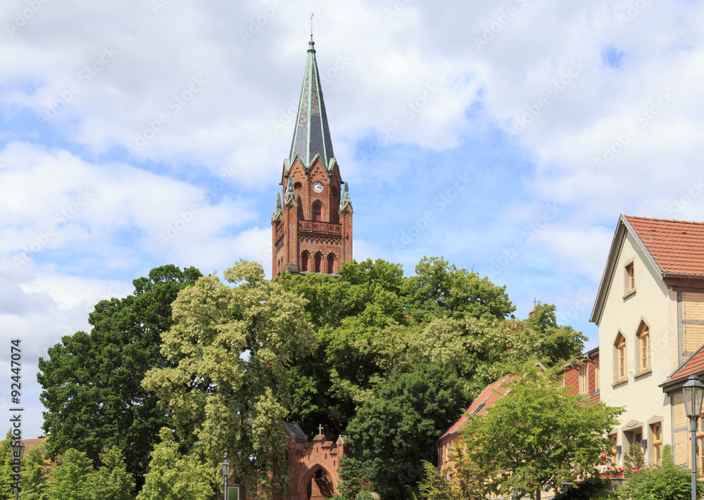 Fototapeta premium Marienkirche in Röbel