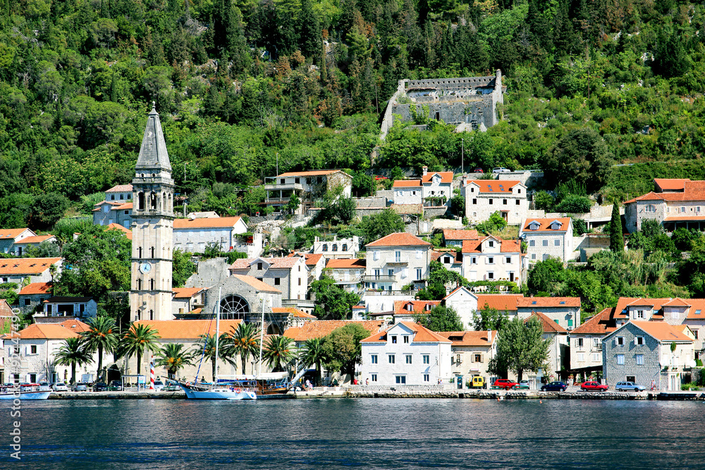 Perast, Montenegro. Bay of Kotor