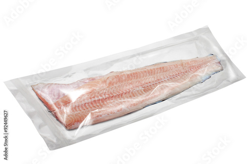 Fish fillet in package