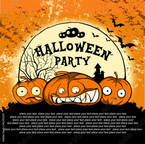 cute pumpkin poster