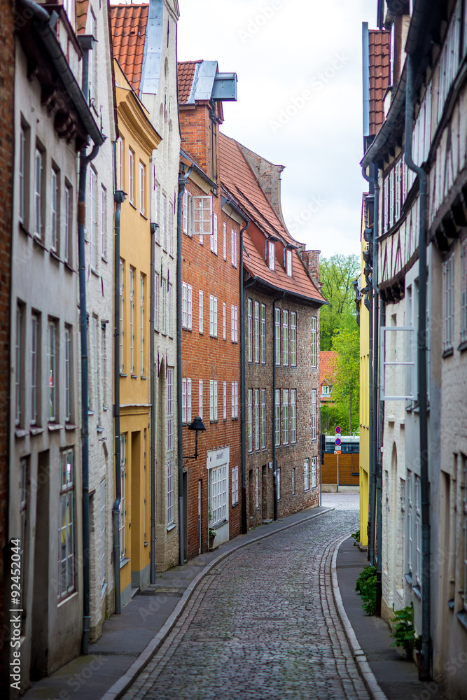 Fototapeta premium street in the old city Paris
