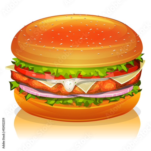 Chicken Burger Icon