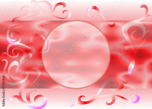Red Circle Abstract Background