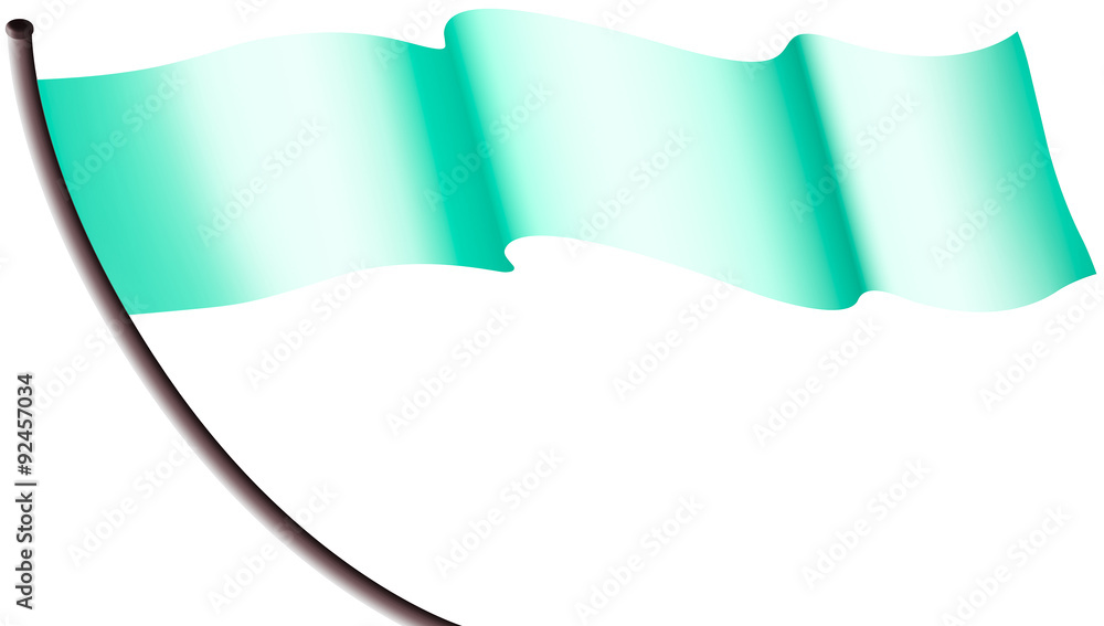 Obraz premium Fahne im Sturm