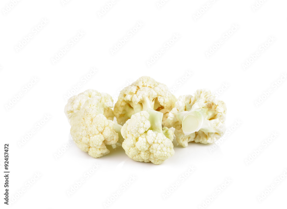 Cauliflower isolated on white background Cauliflower isolated on white background
