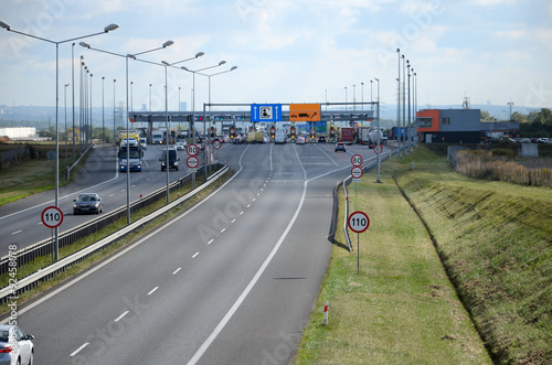 Highway with cars