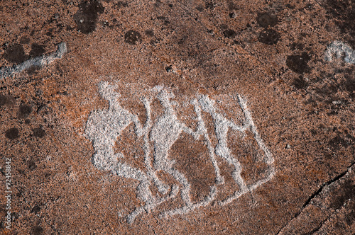 ancient petroglyph photo