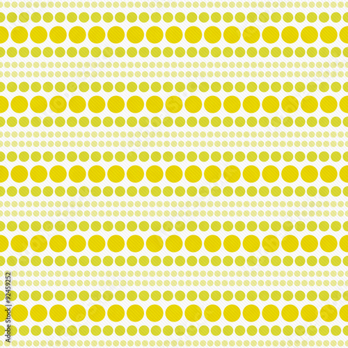 Yellow and White Polka Dot Abstract Design Tile Pattern Repeat
