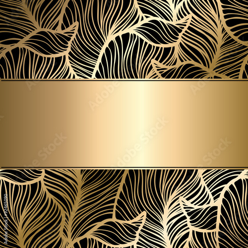 Abstract vintage seamless damask pattern