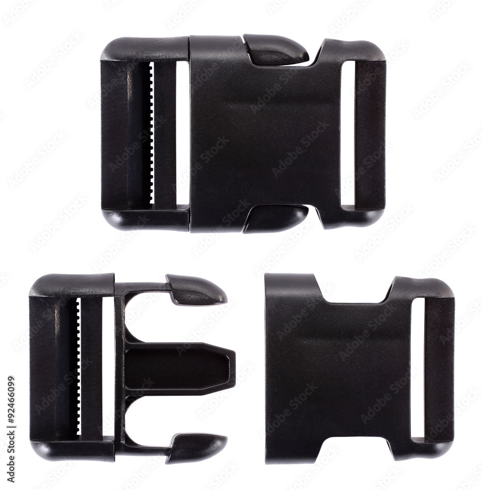 Black plastic buckle Black plastic buckle