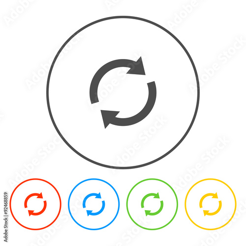 Update icon. Vector illustration