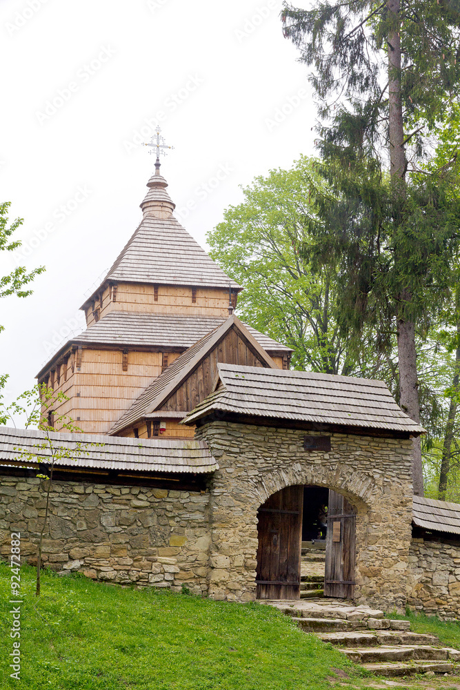 the oldest eastern orthodox church architecture in Poland in Radruz from 16th century