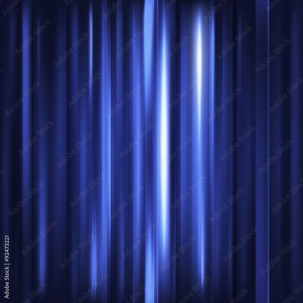 Abstract background. Motion blue vertical lines. Vector technolo