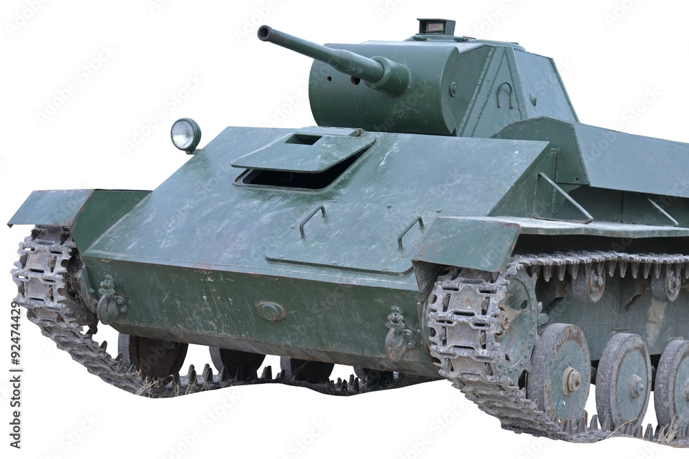 Soviet tank of period of the second world war