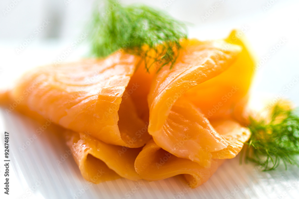 Delicious smoked Norwegian salmon Delicious smoked Norwegian salmon