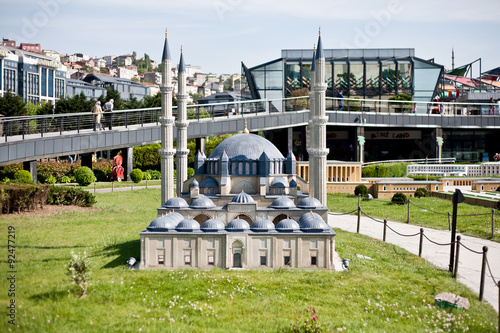 Miniaturk park in Istanbul, Turkey photo