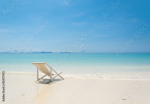 chair beach on beach