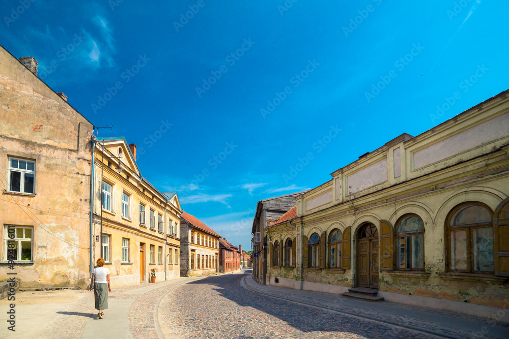 streets and houses of old historic town