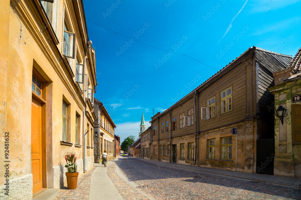 streets and houses of old historic town