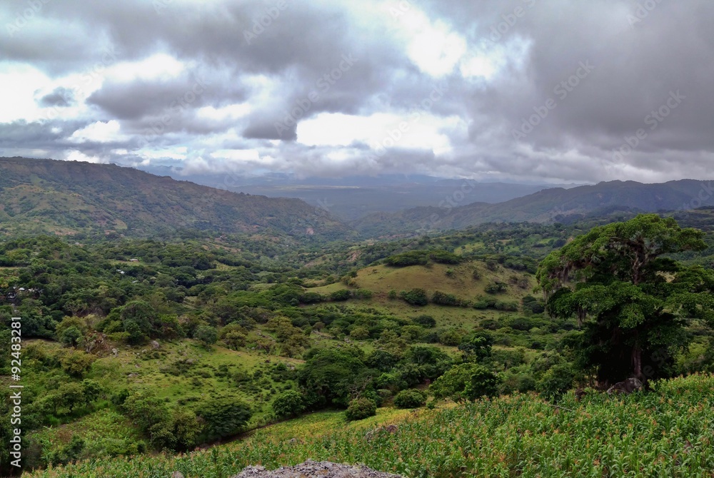 Naklejka premium Miraflor Natural Reserve, Esteli, Nicaragua, Central America
