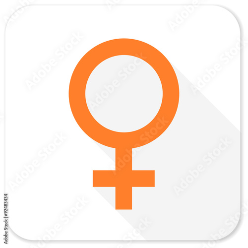 female flat icon