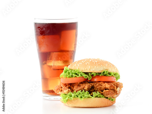 crispy chicken burger