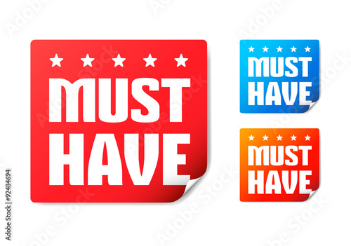 Must Have Stickers