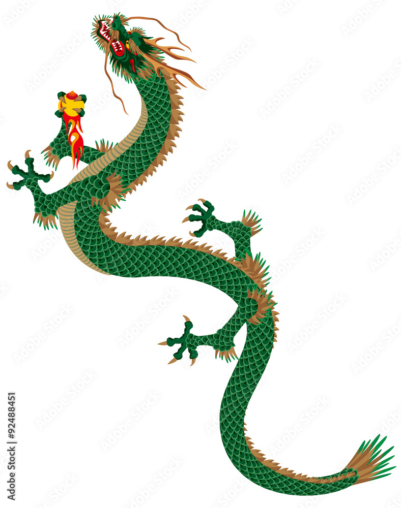 Obraz premium 東洋の龍