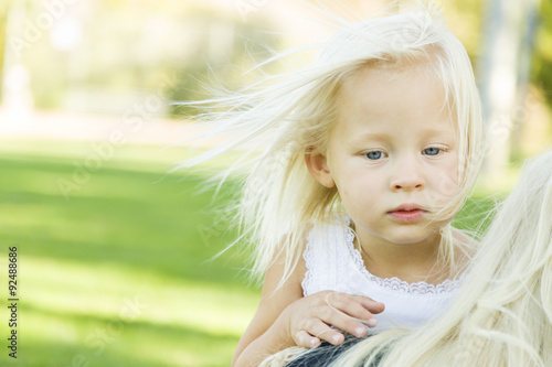Melancholy Portrait of Cute...