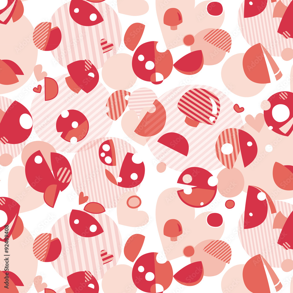 Love mushroom bugs Pattern Love mushroom bugs Pattern